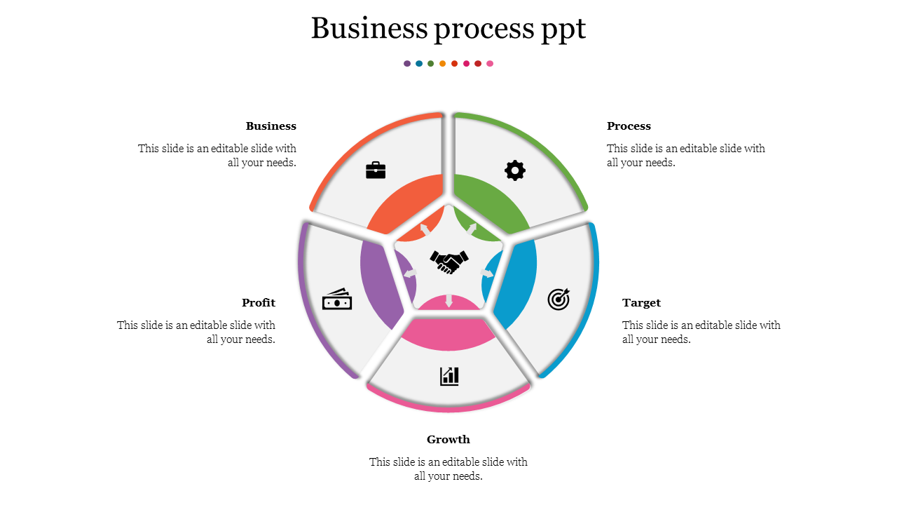 Fascinating Business Process PPT Diagram For Your Need